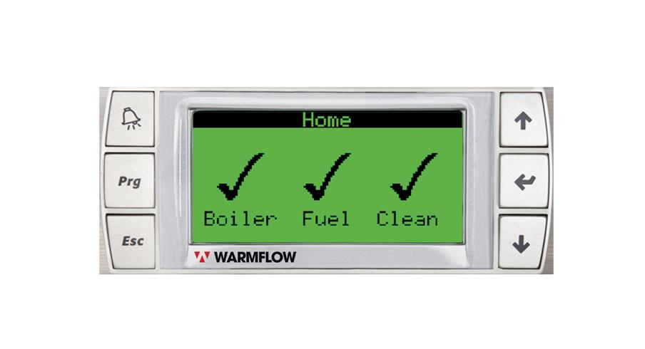 Controller Keys Alarm Menu Escape Up Enter Down The Warmflow Wood Pellet Controller is a simple, intuitive and easy-touse system with six simple buttons to help you navigate through the menus.