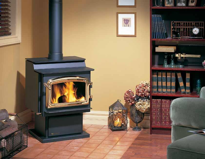 4% Maximum Log Size 18" 18" 18" 21" urn Time (Typical)* up to 8 hrs up to 8 hrs up to 8 hrs up to 10 hrs Emissions (grams/hr) 3.0g 3.4g 3.