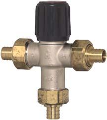 AM-1 1070 SERIES Thermostatic Mixing Valve Key Features and Benefits Designed to meet the new ASSE 1070 plumbing standards requirements for point-of-use applications Color-coded black hand-wheel