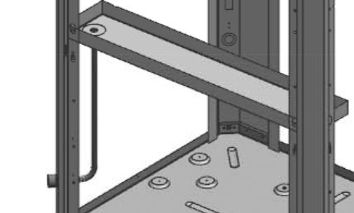 20 Vertical configurability 3. Locate the BACK left condensate drain and remove and retain plastic plug covering the cutout. (Figure#65) 8.