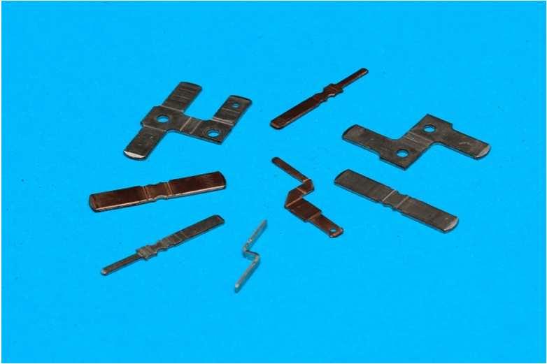 Electro-technical industry Stamping metal parts for electro-technical industry.