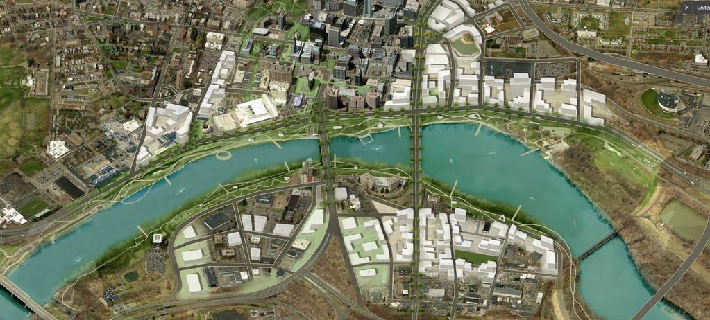 Transformed riverfront catalyzes development on both sides