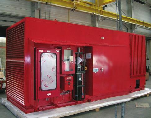 Flowserve test facilities include: Multiple test loops with flows to 25 000 m 3 /h (5680 gpm) Electrical power testing to 4.