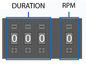 Automatic Operation For automatic operation, the desired infusion time and RPM are set using the pushbutton switches on the front of the PHM-100VS-AC Controller.