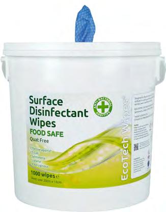 20 x 20cm 20 CASE 1 EBSD1000QF Surface Disinfectant Wipes Food Safe Blue Diamond 20 x 18cm 1 x 1000 128 2 EBSD500QF