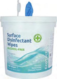 ALCOHOL FREE WIPES HEALTHCARE JANITORIAL Alcohol Free Surface Disinfectant Wipes This product range has been