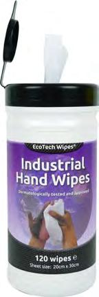 Wipes Pack 40 wipe pack Sheet size: 20 x 17cm 40 CASE 1 EBMH150 Industrial Hand