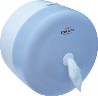 DISPENSERS & BRACKETS HEALTHCARE JANITORIAL CATERING INDUSTRIAL HOUSEHOLD EcoClenz Dispenser Convenient wall-mounted dispenser.