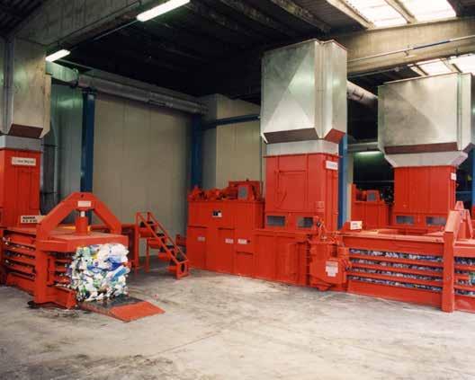 TYPICAL MAC 102 APPLICATIONS FEEDING BALER WITH PLASTIC