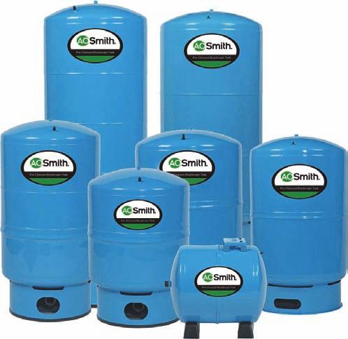 Pump & Expansion Tanks Pump Tanks Multiple head construction adds structural strength and more capacity within the same diameters Interior epoxy coating is permanently bonded to the tank shell for
