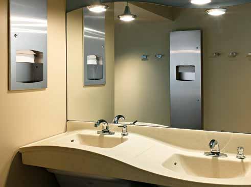 Accessories & mirrors Bradley offers the most extensive Division 10 product offering in the washroom industry with a complete line of