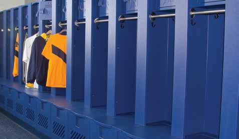 Lockers & Partitions Lenox invented the plastic locker and remains the preferred specification in locker rooms