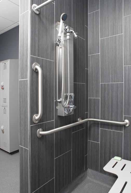 Showers & faucets Designing with Bradley showers lets