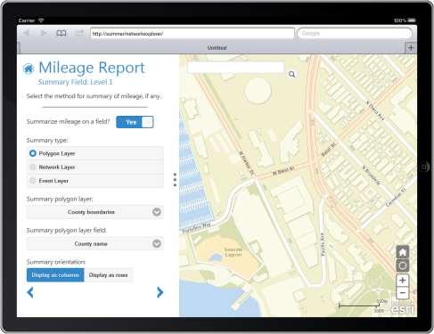 Roadway Reporter Report types Mileage summary reports Road locations & segments Road log Filter and combine event layers Web