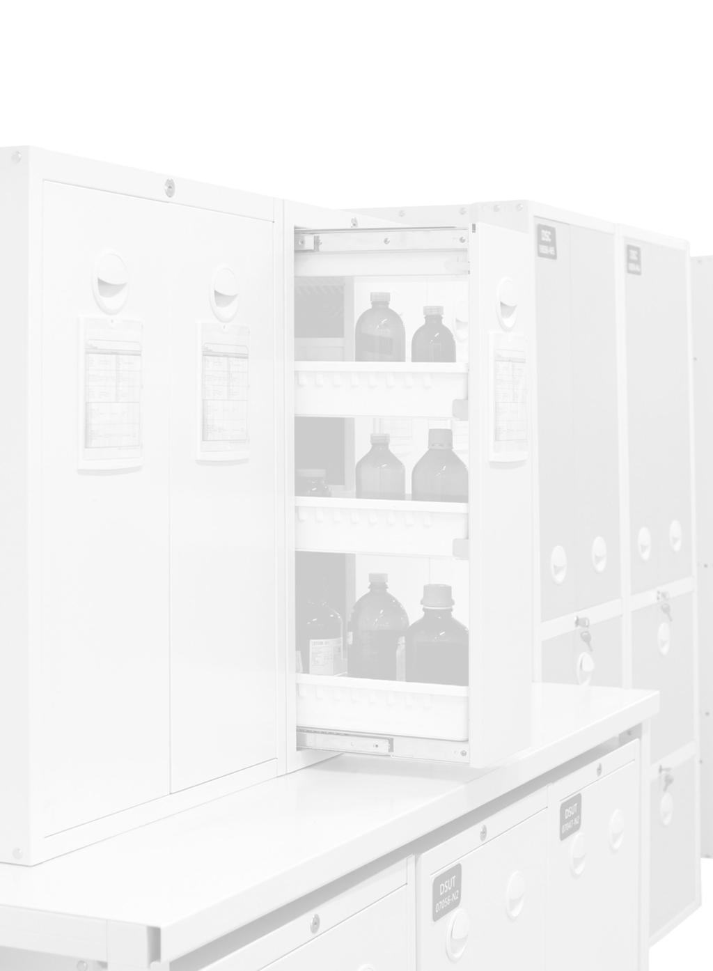 The Duco-Slide storage cabinets comes in 2 unique depth dimensions. Such as spacing type 550mm(21.65 inches) and large dimension type 700mm(27.