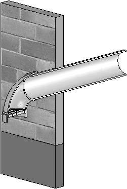Vent pipe must be installed in accordance with all local and provincial or state codes or, in the absence of such, the latest edition of "Natural Gas and Propane Installation Code" CAN/CSA-B149.