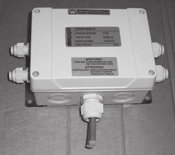 Operating instructions DVC-P / Bedienungsanleitung Druckregler DVC-P with integrated pressure sensor - Art-No.: 30588 / mit eingebautem Drucksensor - Art-Nr.