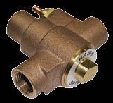 Model SP58B Brass automatic thermal actuator freeze protection bleed valve opens when internal