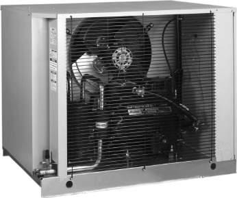 Air-Cooled Condensing Units 3-22 HP Horizontal Air Discharge Overview Section 2 Product Description: The 3-22 HP condensing units feature an enhanced grill design that gives up to 40% more free-air