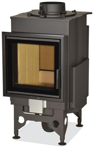 Fireplace insert with double glazing An insert fireplace