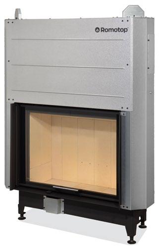 01 Hot-air fireplace insert with lifting door fireplace insert with large glass lifting door with Silent Lift, the newest roller system silent and easy door operation precise door fitting in