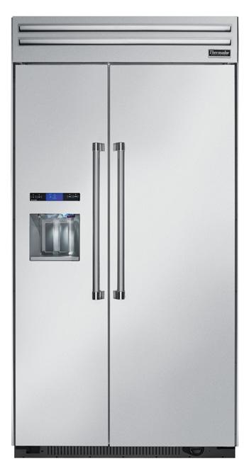 REFRIGERATION 42-INCH SIDE-BY-SIDE T42BR810NS / T42BR820NS / T42BD810NS / T42BD820NS T42BR810NS / T42BR820NS T42BD810NS / T42BD820NS DESIGN - Timeless built-in stainless steel refrigerator DESIGN -