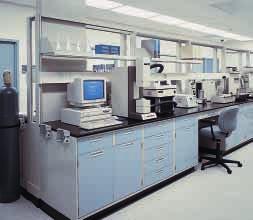 Keeping Pace with Technology As instrumentation evolves and proliferates, work bench space becomes more valuable. Adding Bench-Top Uprights to Modular Steel base cabinets is one solution.