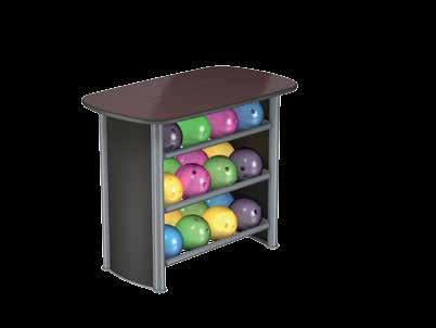 Ball Rack & Personal Storage Option Tables Wedge Table (w/ Coat Hook Option) for Sofa/Bench Seat 612-300-247 Inline Wide Ball Storage Table (3 levels, 24 balls) 612-300-251 [1143] 45.00 [1295] 51.