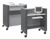 Deluxe utility stools (SHU610049) and keyboard mounting unit (SHU900595) are also available.