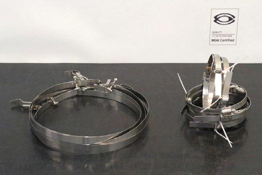 Containment Systems Accessories for Flexible Isolators Stainless Steel Band Clamps: We supply a large range of