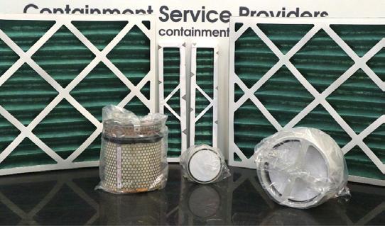 Containment Systems Accessories for Flexible Isolators Filters: We supply a large amount of filters