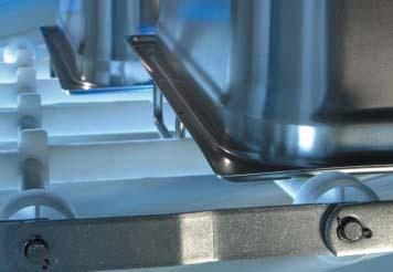 Conveyor for trays and cutlery Conveyor for larger items Electrolux can offer solutions for washing a variety of items, such as plastic boxes, large pots and pans and GN containers.