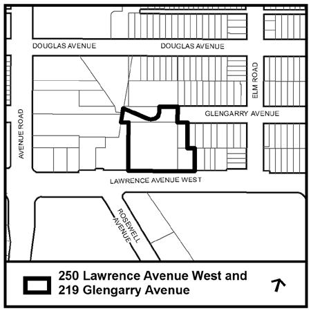 STAFF REPORT ACTION REQUIRED 250 Lawrence Avenue West and 219 Glengarry Avenue Official Plan and Zoning By-law Amendment Applications Request for Direction Date: March 17, 2017 To: From: Wards: