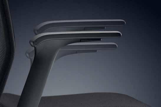 Width and height adjustable armrests The