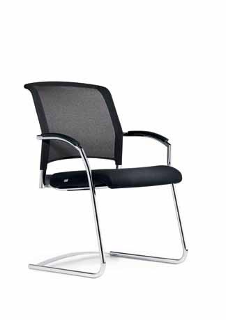 Visitor chairs 17 X570 Cantilever frame, seat