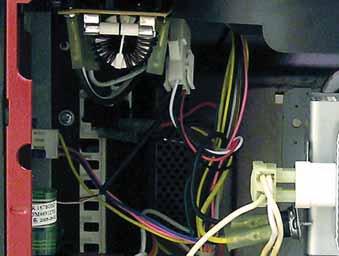 Remove the high voltage transformer through the control panel