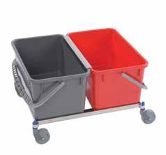 Contec Bucket Systems 20L and 25L Polypropylene Bucket Systems 2769-KIT & 2771-KIT Autoclavable systems with two buckets and cart These Contec bucket systems feature fully autoclavable stainless