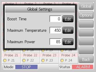 16 DME Global Settings (Tool Options) When setting up a new tool you may consider setting these options that affect the overall performance of each tool.
