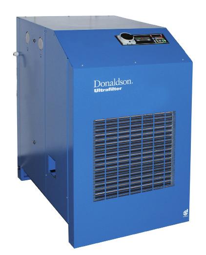 Refrigeration Compressed Air Dryers for volume flows from 20 to 850 m³/h The compressed air is being fed into the dryer and being pre-cooled in the air-to-air heat exchanger by the outgoing cold