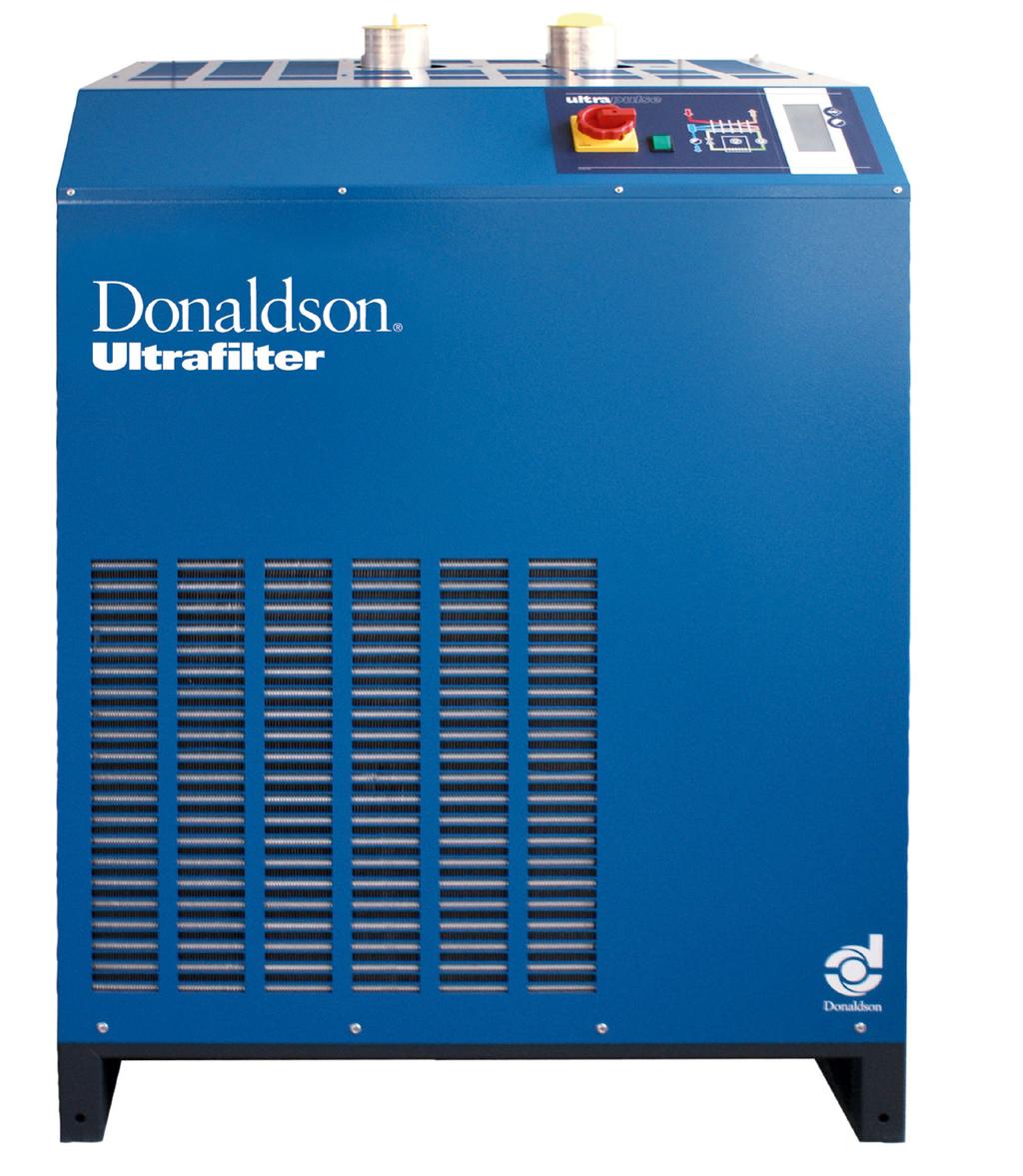 Technical Data Sheet: Refrigeration Compressed Air Dryers for volume flows from 0550 to 1650 m³/h The compressed air is being fed into the dryer and being pre-cooled in the air-to-air heat exchanger
