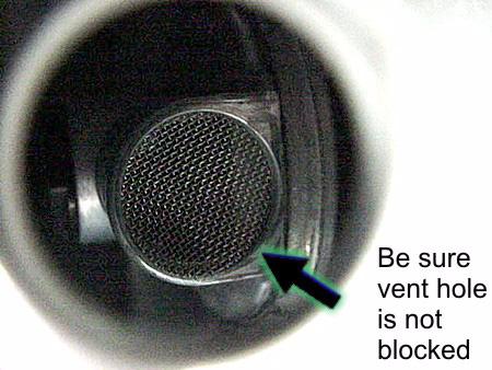 WARNING Visually inspect the pressure regulator vent periodically for blockage by accumulated debris or insect nests, etc.