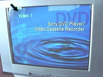 SECTION 8 ENTERTAINMENT Press TV/Video button on remote or front of video player to select Video1 input shown on channel display area of TV screen. Turn DVD/VCR power ON.