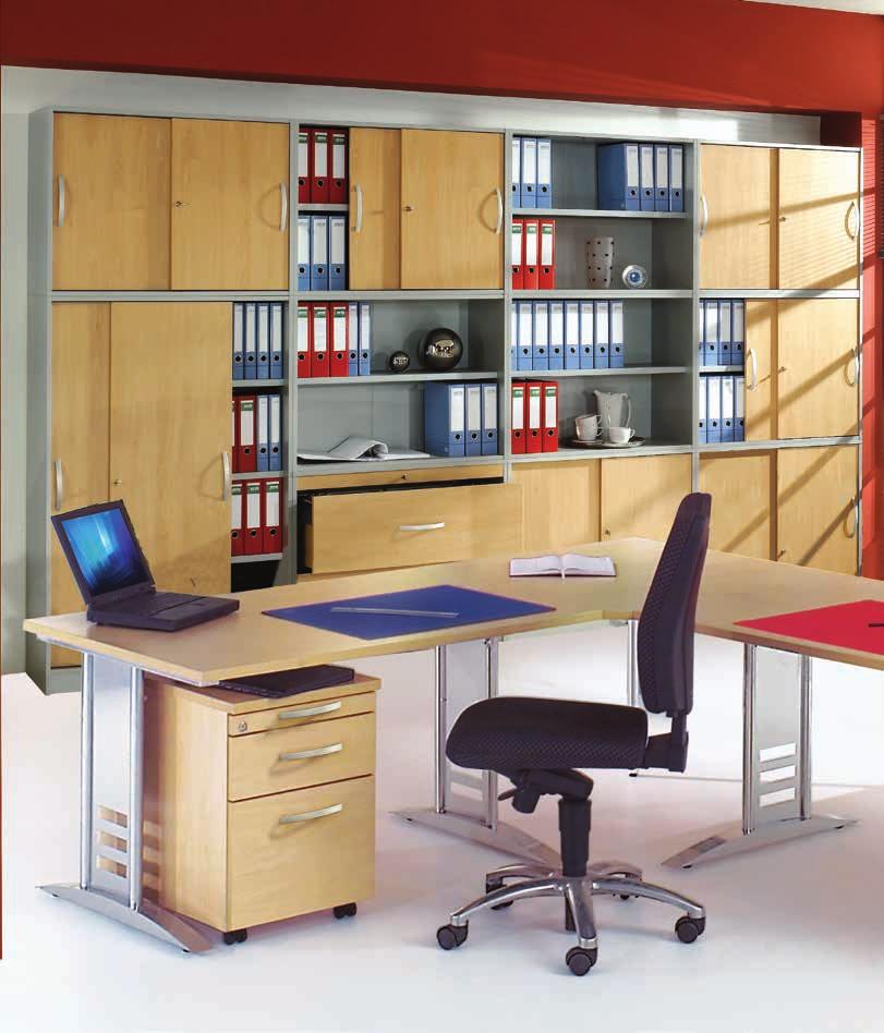 13 2 1b -2 Desk adjustable in height from to 2 cm Desks and pedestals Measurements in cm (W x D x H) 1a Desk, 0/0/-2 No.