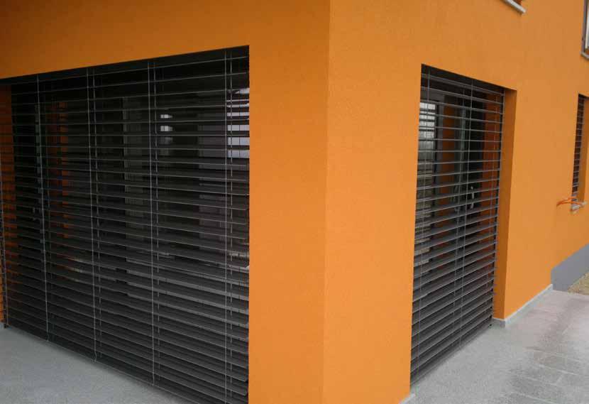 Drive Soltec Z90 External Venetian Blinds Managing daylight. Ensuring total blackout. Stable in windy conaditions. Motor drive Motor control is usually by using a switch or remote control.