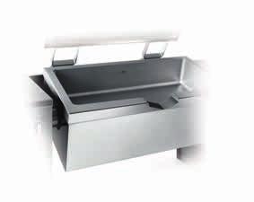 Heavy Duty cooking surface The heavy duty stainless steel cooking surface is highly resistant to thermal shocks and does not experience any deformation even in the worst conditions.