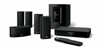 Advanced Bose audio processing, including ADAPTiQ technology, customizes the performance to provide optimal sound quality across a variety of content and room layouts.