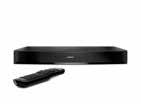 Unobtrusive speaker system designed to fit under televisions that weigh no more than 75 lbs and have bases no wider than 24" and no deeper than 12.25". Universal remote control included.