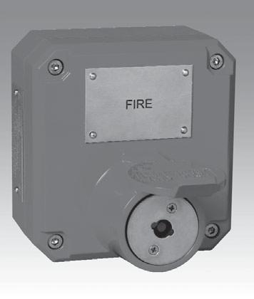 Breakglass," alloy material, red finish PB Push Button Fire Alarm Call Point UL, ATEX Class I, Div.