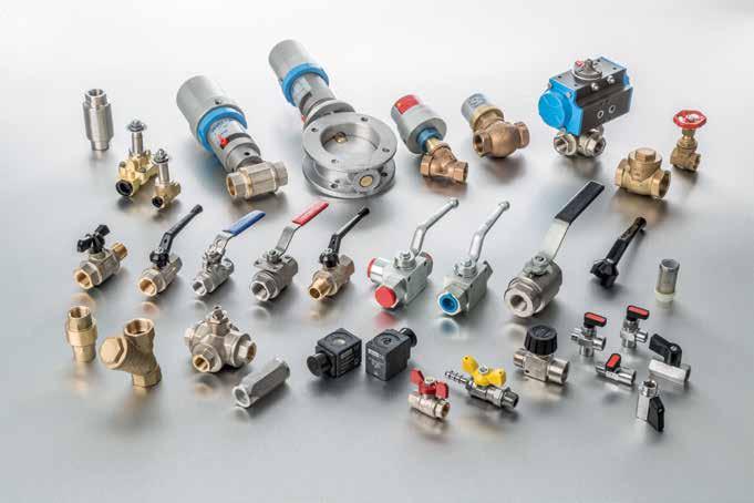 VALVES for FLUIDS COMPRESSED-AIR TREATMENT and COOLING Pneumatically-actuated valves Valvaut