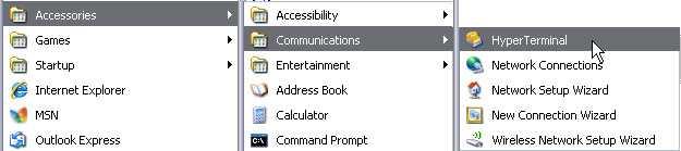 Note the number of the COM port ("COM3" in the example above).